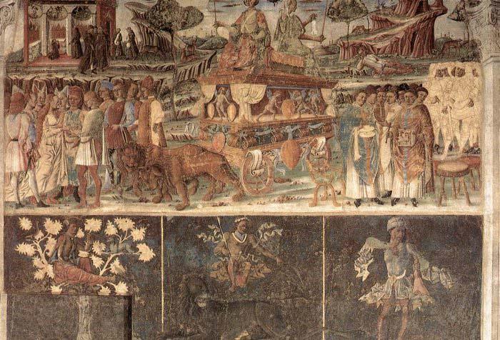 Cosimo Tura Allegory of July: Triumph of Jupiter
